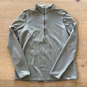Patagonia Thermal Quarter Zip Base Layer Gray Size XL